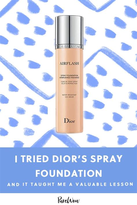 I Tried Dior’s New Spray Foundation. Here’s How It Went.